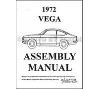 Manuale Di Assemblaggio Della Fabbrica Chevrolet Vega 1972