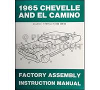 Manuale Di Assemblaggio Factory 1965 Chevelle Chevrolet Malibu SS El Camino