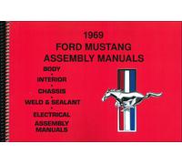 Manuale Di Assemblaggio Ford Mustang 1969 Set Di 5 Libri In 1 Volume