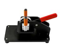 Manuale Di Cittura Premere Macchina, Macchina Da Taglio In Pelle Con Tappetino, Piastra Da Pressione 10x10 Cm, Corsa Da 45 Mm, Altezza Del Tagliente 23,8 Mm, Per Fori Di Punzonatura Artigiani
