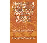 MANUALE DI CONTABILITA' PUBBLICA E DEGLI ENTI PUBBLICI TOMO VII: Principi, bilancio, gestione, enti pubblici, controlli, responsabilità e finanza europea