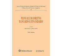 Manuale Di Diritto Bancario E Finanziario - - 2024
