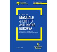 Manuale di diritto dell'Unione Europea. Analisi di principi generali, Istituti e problematiche dottrinali e giurisprudenziali