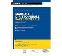 MANUALE DI DIRITTO PENALE. PARTE GENERALE - EMANUELE PIETRO, PEZZANO ROCCO -