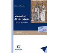 Manuale di diritto privato. Rapporti patrimoniali