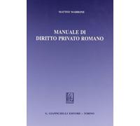 Manuale di diritto privato romano