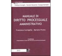 Manuale di diritto processuale amministrativo