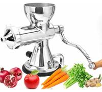 Manuale Di Erba Di Grano, Liquefielder Di Casa Portatile, Sneaker Di Ginger Vegetale Speciale Con Manovella Multifunzionale, Per Frutta, Verdura, Erba Di Grano, Zenzero, Granata