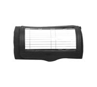 Manuale di Gioco con Cinturino Singolo, Cinturino Tattico per Adulti e Ragazzi, Supporto Elastico per il Polso con Finestra Trasparente, Adatto a Vari Sport(Black)