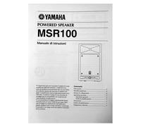 Manuale di Istruzione Yamaha Powered Speaker MSR100 In Italiano