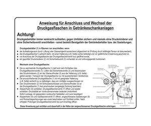 Manuale di istruzioni, adesivo