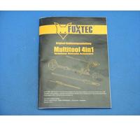 Manuale di Istruzioni da Fuxtec 4in1 Decespugliatore Tagliasiepi Pruners 3PS 52c