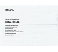 Manuale Di Istruzioni Per Denon DRA-500 AE