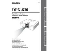 Manuale Di Istruzioni Per Yamaha DPX-830