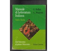 Manuale Di Letteratura Italiana. Te: Vol. 2