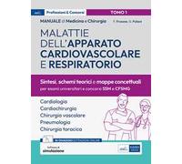 Manuale di medicina e chirurgia. Con software di simulazione. Vol. 1: Malattie dell'apparato cardiovascolare e respiratorio. Sintesi, schemi teorici e mappe concettuali
