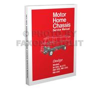 Manuale Di Officina Per Camper Dodge 1971-1972 M300 M375 RM300 RM350 RM400