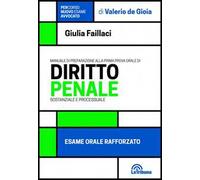 Manuale di preparazione alla prima prova orale di diritto penale sostanziale e processuale. Esame orale rafforzato