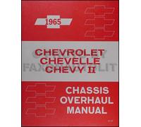 Manuale Di Revisione Motore Chevy 1965 Impala Chevelle El Camino II Nova Bel Air