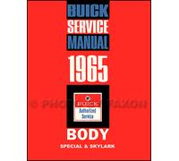 Manuale Di Riparazione Carrozzeria 1965 Buick Special E Skylark Sportwagon