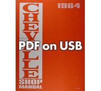 Manuale Di Riparazione Del 1964 Chevelle PDF Su USB El Camino Chevelle Malibu SS