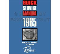 Manuale Di Riparazione Del Faro Clamshell Buick Riviera 1965