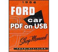 Manuale Di Riparazione Ford 1956 Su USB Per Auto E Thunderbird
