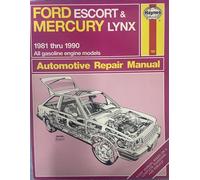 Manuale Di Riparazione Haynes Per Ford Escort E Mercury Lynx 1981-1990