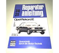 Manuale di Riparazione Opel Rekord E - 17,19,20,20S,20E - gli Anni 1977 A 1982