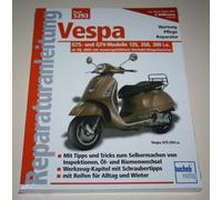 Manuale di Riparazione Piaggio Vespa GTS + Gtv 125/250/300 Ad.es. Da Anno 2005