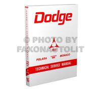 Manuale Di Riparazione Tecnico Del Negozio 1965 Dodge Polara Monaco Custom 880