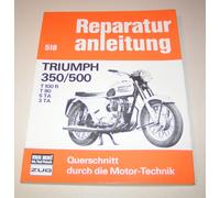 Manuale Di Riparazione - Triumph 350 / 500 - T 100 R / T 90 / 5 TA / 3 TA