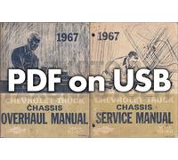 Manuale Di Servizio E Revisione Del Camion Chevrolet 10-60 Del 1967 PDF Su USB