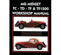 Manuale Di Servizio E Riparazione MG TD TF TC CLYMER HAYNES CHILTON
