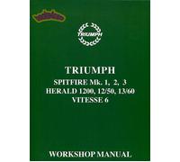 Manuale Di Servizio E Riparazione Ufficiale Spitfire Triumph Workshop Herald
