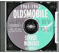 Manuale Di Servizio Oldsmobile 1961 1962 CD Cutlass F85 Olds Riparazione CD-ROM