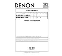 Manuale Di Servizio Per Denon DBT-3313