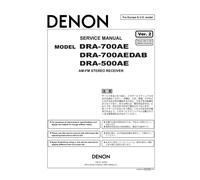 Manuale Di Servizio Per Denon DRA-700, DRA-500 AE