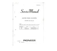Manuale Di Servizio Per Pioneer SX-828