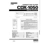 Manuale Di Servizio Per Yamaha CDX-1050