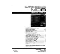 Manuale Di Servizio Per Yamaha MD-8