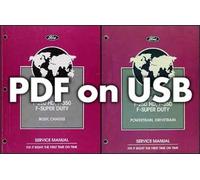 Manuale Di Servizio USB Per Pickup Truck Ford F250 F350 Super Duty 1997