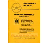 Manuale D'Uso Internazionale Libro Camion Pickup 1958 1959