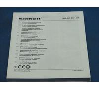 Manuale D'uso Per Einhell BG-BC 43/1 AS Motosega Decespugliatore 1,7CV / 1