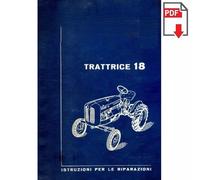 Manuale e istruzioni riparazioni trattore Fiat 18 La Piccola