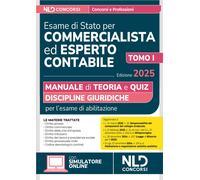 Manuale esame di Stato per commercialista ed esperto contabile. Discipline giuri