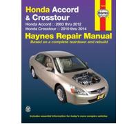Manuale Haynes Honda Accord/Crosstour Service Repair 2003-2014