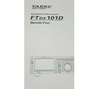 MANUALE IN ITALIANO istruzioni d'uso per YAESU FTDX101D ORIGINALE