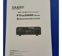 MANUALE IN TEDESCO ORIGINALE istruzioni d'uso per YAESU FTdx-5000