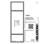 Manuale installazione e programmazione centrale antintrusione Elkron FAP548 EVO